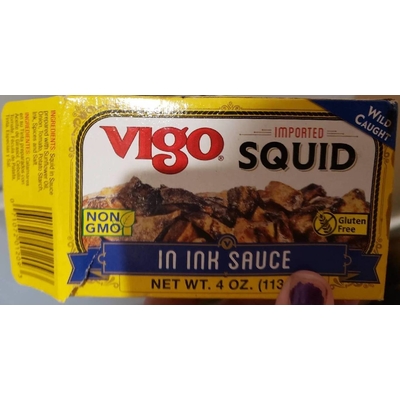 Squid, in Ink Sauce