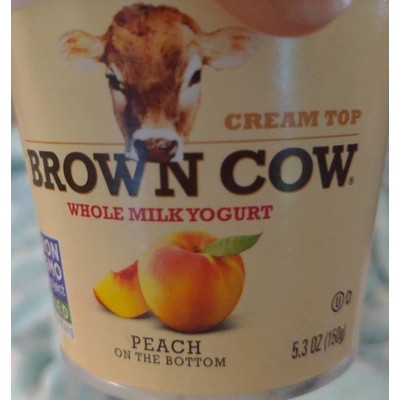 Whole Milk Yogurt, Peach on the Bottom