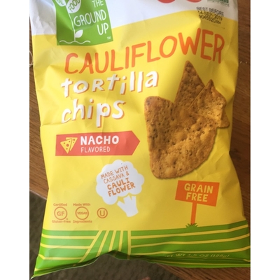 Cauliflower Tortilla Chips, Nacho Flavored