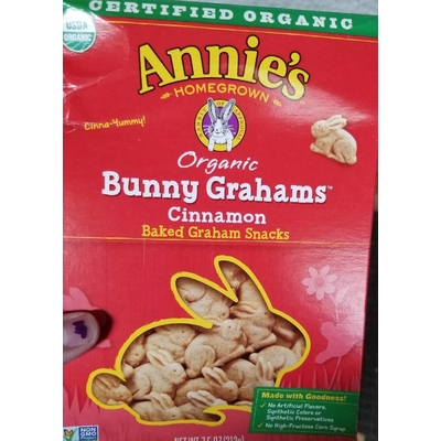 Organic Bunny Grahams, Cinnamon