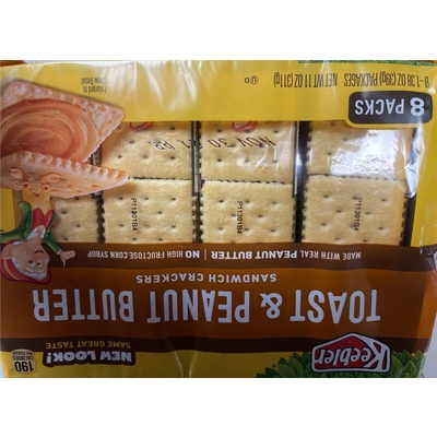 Toast & Peanut Butter Sandwich Crackers