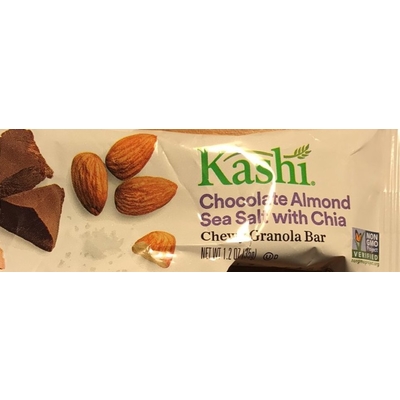 Chewy Granola Bar, Chocolate Almond Sea Salt with Chia