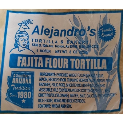 Fajita Flour Tortilla