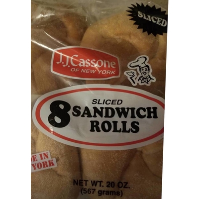 Sandwich Rolls, Sliced