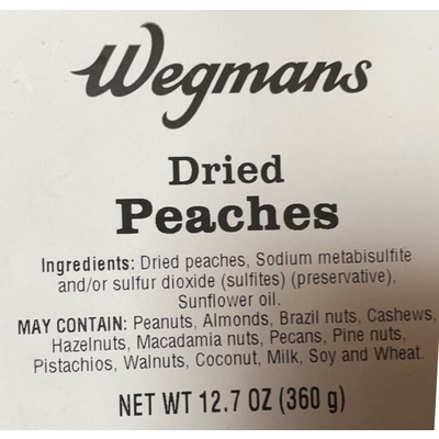 Dried Peaches