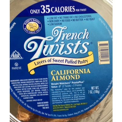 California Almonds French Twists