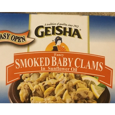 In Sunflower Oil Smoked Baby Clams