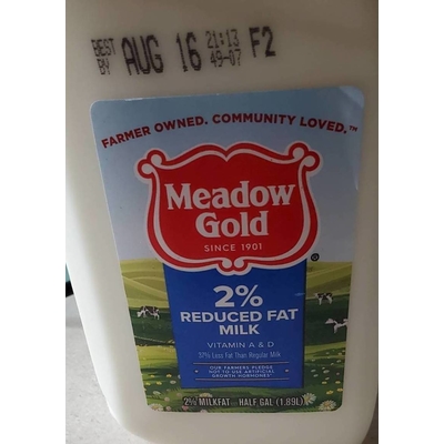 2%Reduced Fat Milk