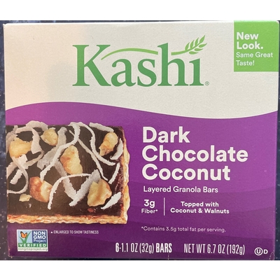 Dark Chocolate Coconut Granola Bars