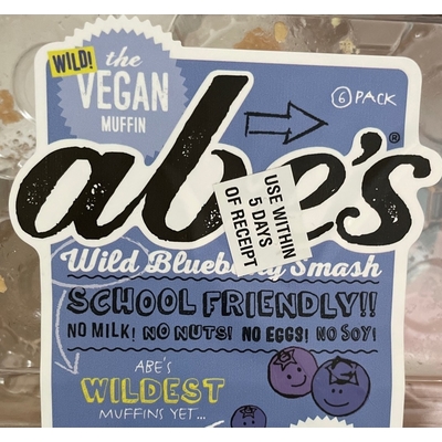 Wild Blueberry Smash Vegan Muffin