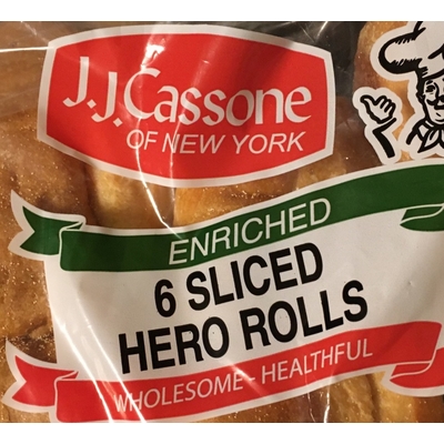 Enriched Sliced Hero Rolls