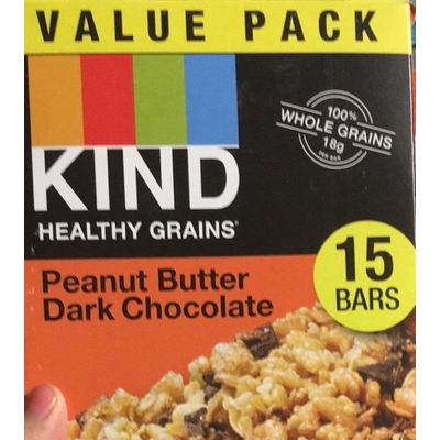 Bar, Peanut Butter Dark Chocolate