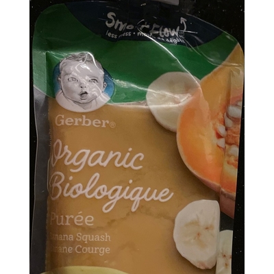 Organic Biologique Puree Banana Squash