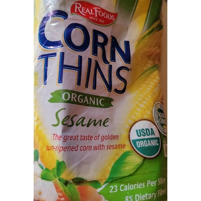 Organic Sesame Corn Thins