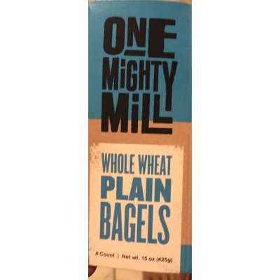 Plain Bagel, Whole Wheat