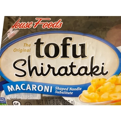Tofu Shirataki Macaroni Shaped Noodle Substitute