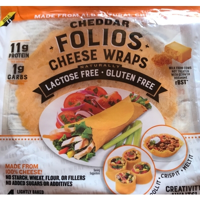 Cheddar Folios Cheese Wraps