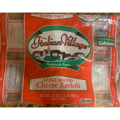 Large Round Cheese Ravioli