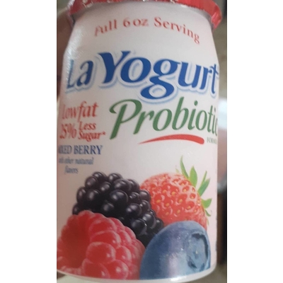 Mixed Berry Probiotic Yogurt