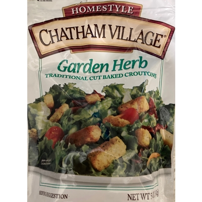 Garden Herb Traditional Cut Baked Croutons