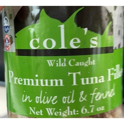 Wild Caught Premium Tuna Fillet, in Olive Oil & Fennel