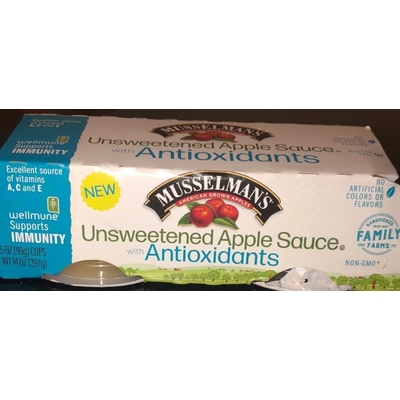 Unsweetened Apple Sauce With Antioxidants