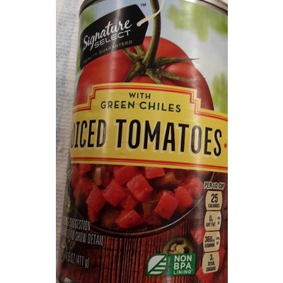 Diced Tomatoes With Green Chiles