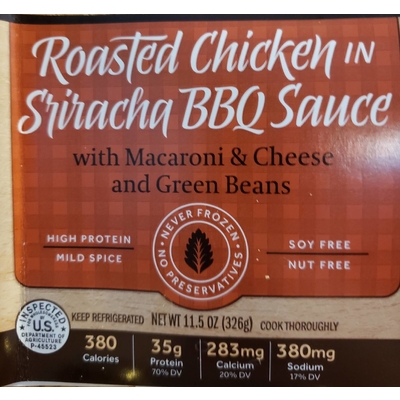 Roasted Chicken, in Sriracha BBQ Sauce