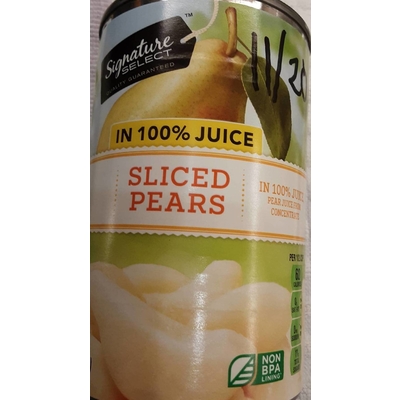 Sliced Pears in 100% Juice