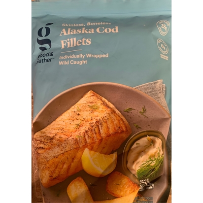 Alaskan Cod Skinless Boneless Fillets