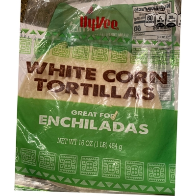 White Corn Tortillas Enchiladas