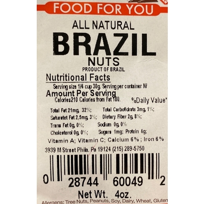 All Natural Brazil Nuts