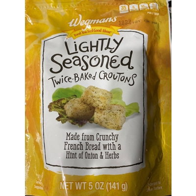 Lightly Seasoned Twice-Baked Croutons