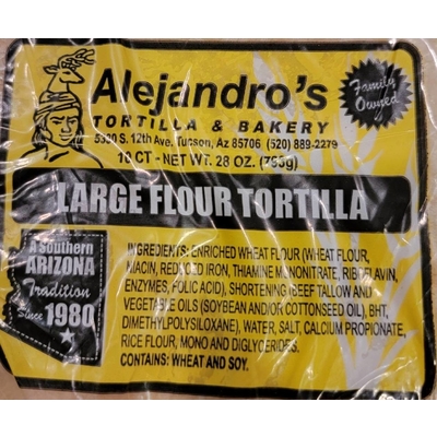 Large Flour Tortilla