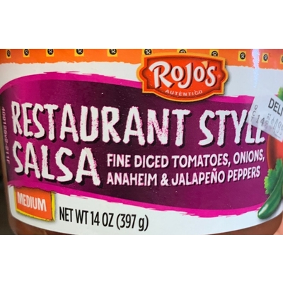 Medium Restaurant Style Salsa