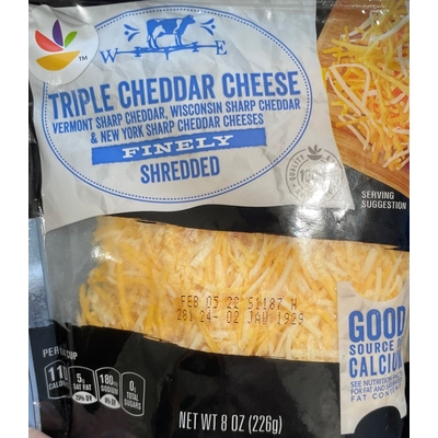 Triple Cheddar Cheese Finely Shredded