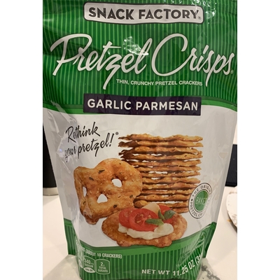 Garlic Parmesan Pretzel Crisps