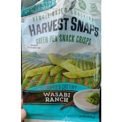 Green Pea Snack Crisps