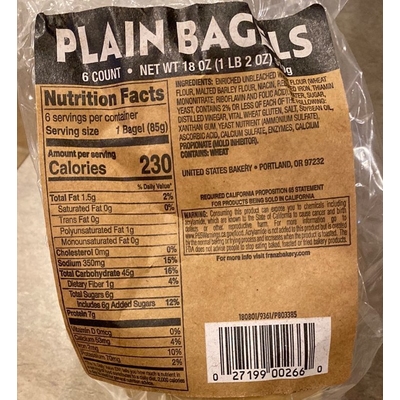 Bagels, Plain