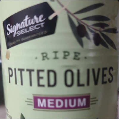 Medium Ripe Pitted Olives