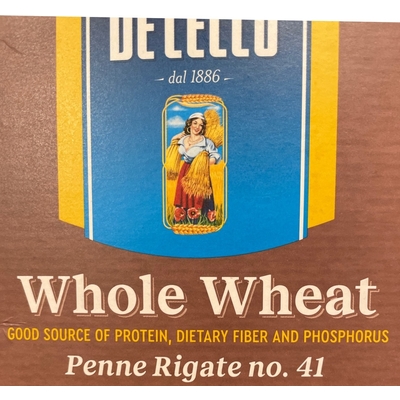 Whole Wheat Penne Rigate No. 41