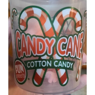 Candy Cane Cotton Candy