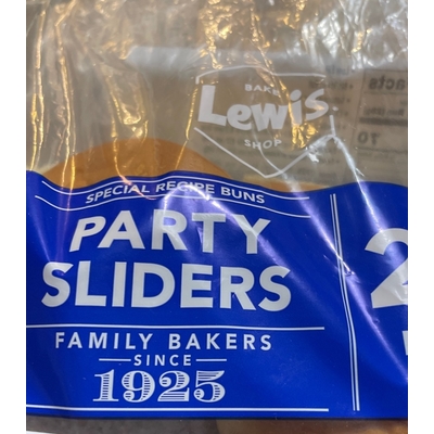 Party Sliders Special Recipe Buns