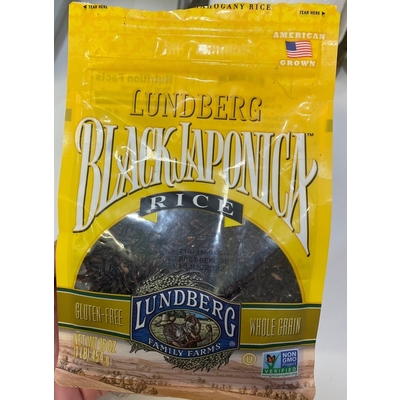 Gluten-Free Whole Grain Black Japonica Rice