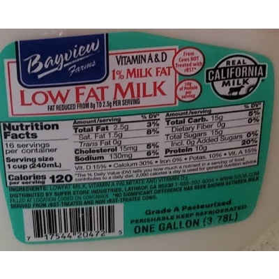 Low Fat Milk