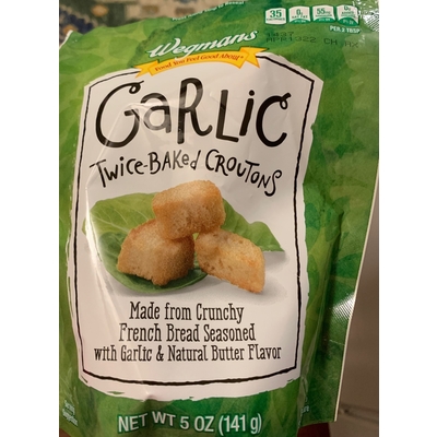 Garlic Twice-Baked Croutons