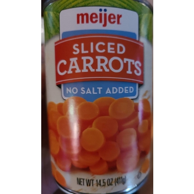 No Salt Added Sliced Carrots