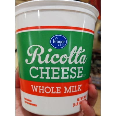 Whole Milk Ricotta Cheese