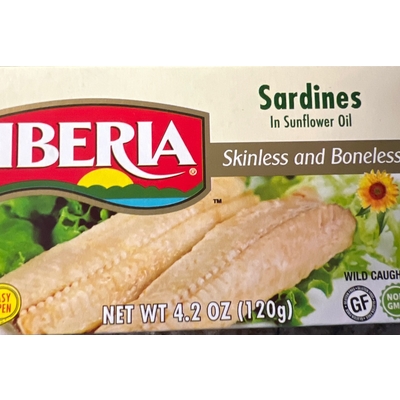 Skinless and Boneless Sardines in Sunflower Oil