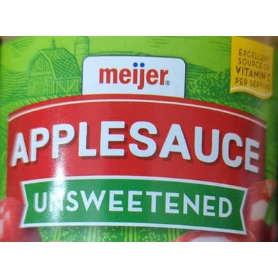 Applesauce, Unsweetened